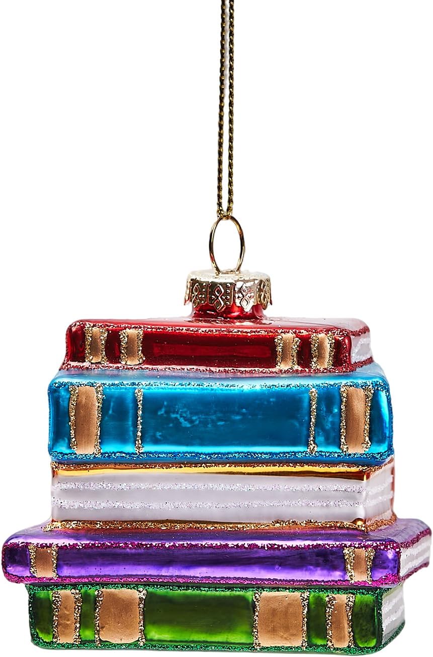 Hanging Christmas Ornaments, 2025 Glass Blown Christmas Tree Ornaments, Christmas Tree Decorations, Funny Gifts & Home Decor, Book