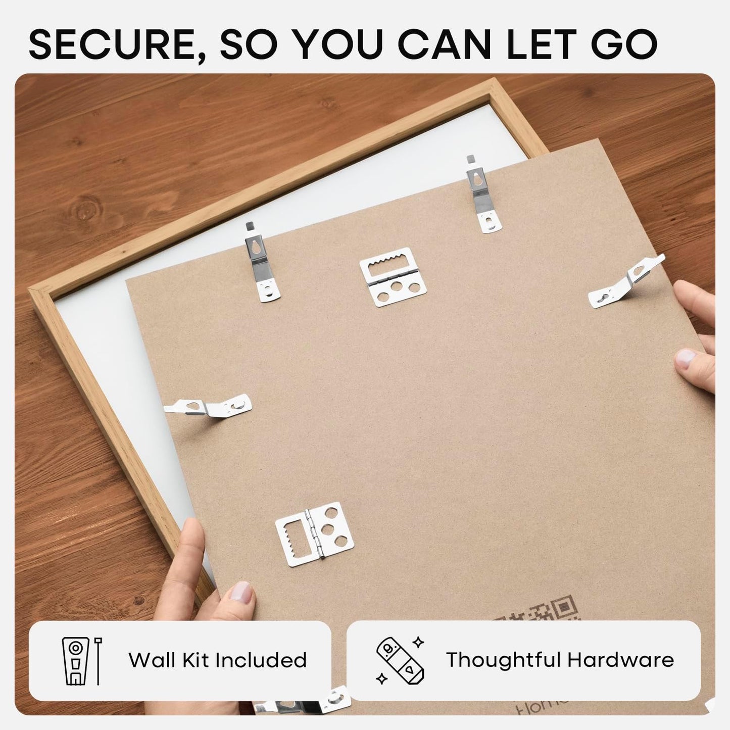 Homeforia 20x24 Picture Frame Wood, High End Natural Oak 20x24 Frame Matted to 16x20 Photo, 20 x 24 Light Wooden Poster Frames with Mat 16 by 20, 24by20 Thin Frames, Tempered Glass, Wall Kit, Set of 1