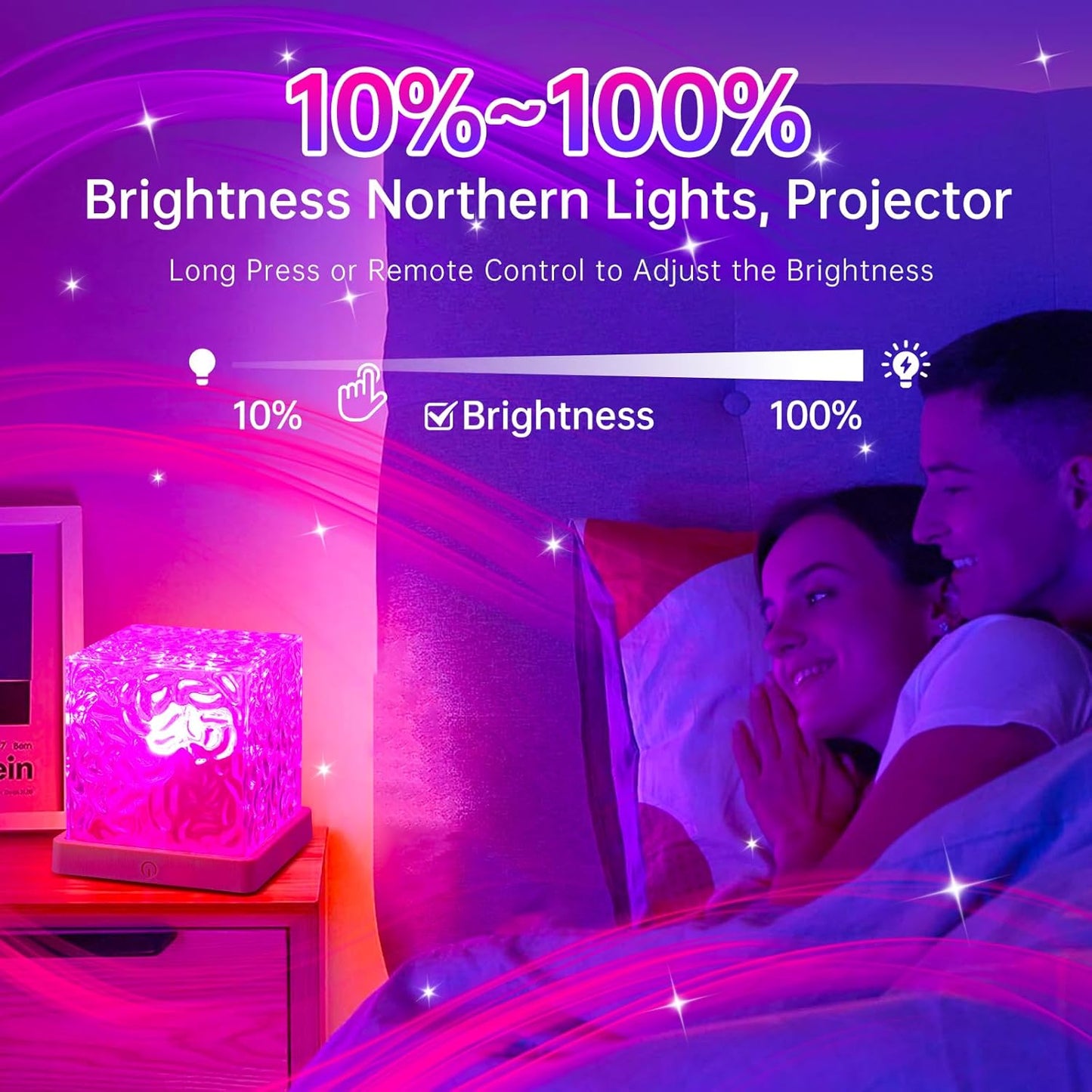 Northern Lights Projector,16 Color Galaxy Projector for Bedroom Mood Lighting,Dimmable Galaxy Light Projector for Bedroom,Remote LED Projector Lights