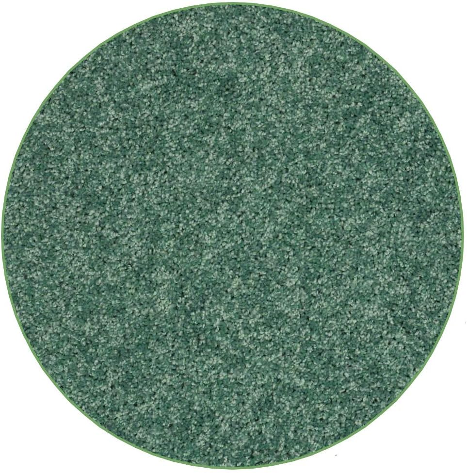 KOECKRITZ Soft and Colorful Kids Classroom Area Rugs (Passes Flammability Pill Test) Many Sizes and Bright Colors to Select from (9' Round, Froggy)