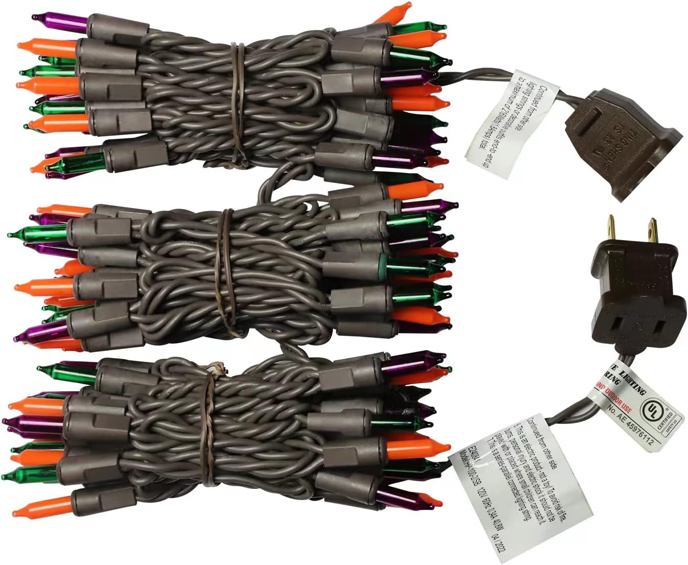 Brown Wire,Multicolor,Incandescent Bulb 100 Mini String Lights for Indoor Halloween Tree Home Garland Birthday Wedding Party Festival Decoration