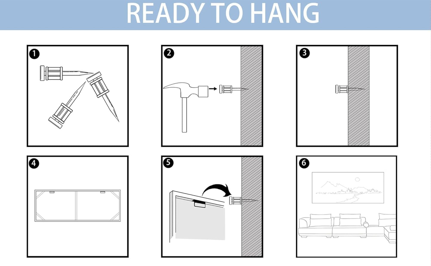 Mofutinpo Blue and Gold Wall Art Framed Navy Blue Decor for Living Room Feather Canvas Art Wall decorations, Blue Bedroom Wall Decor Above Bed Pictures Wall Decor, Painting - Artwork for Walls 20×40IN