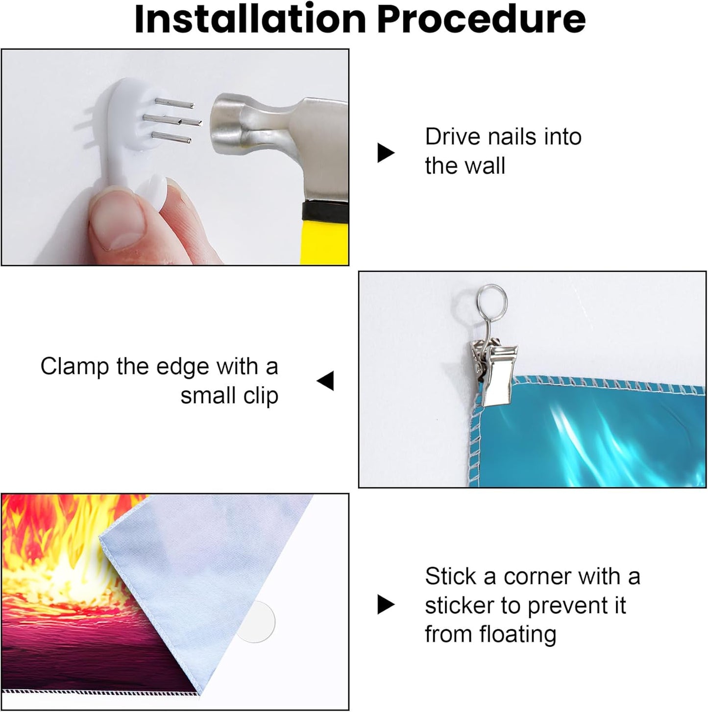 Blacklight Tapestry,WingTapestry Glow In The Dark,UV Reactive Black Light Upright Posters Wall Hanging for Bedroom Dorm Living Room Backdrop Decor (wing9, 79L" x 59W")