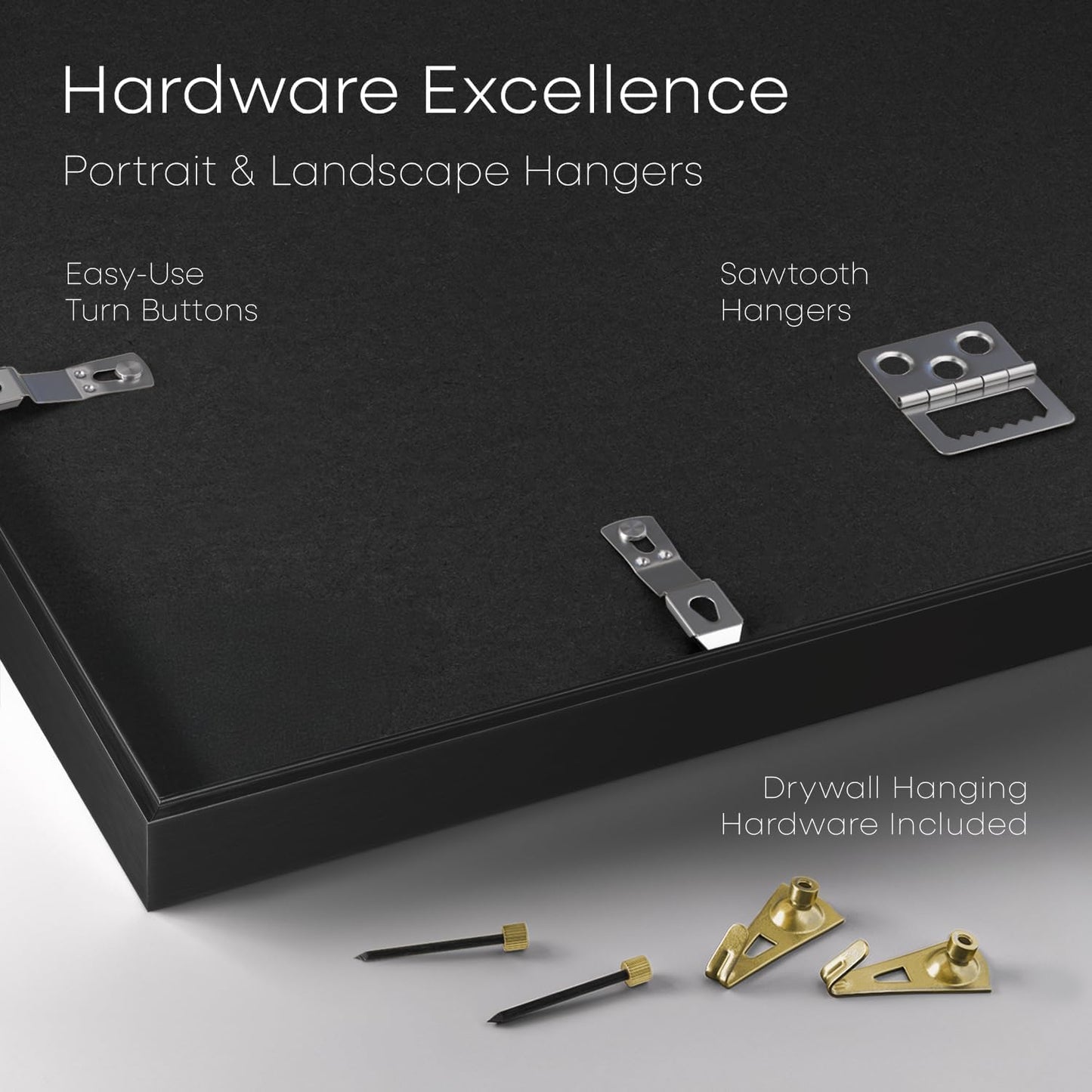 Homeforia 5x10 Business License Frame Black, High End Metal 5 x 10 Document Certificate Frame with Mat 4x9, 5 by 10 Professional License Frames for Wall or Tabletop, Tempered Glass, Wall Kit, Set of 1