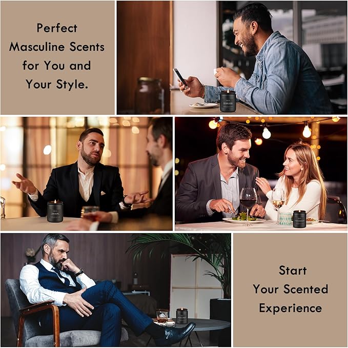 Lemon Lavender Candle | Scented Candles for Home, Aromatherapy Gifts - Soy Candles for Home Scented, Candle Gift for Women Men, Natural Fragrance -7oz 50 Hours Long Burning