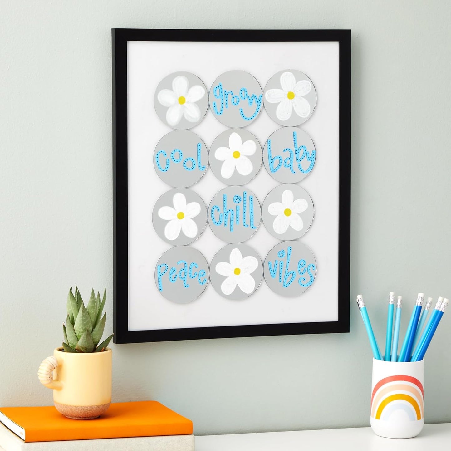 Juvale Glass Mirror Tiles for Crafts - 3 in, Round, Transparent, 50-Pack - Craft Mirrors for DIY & Home Decor