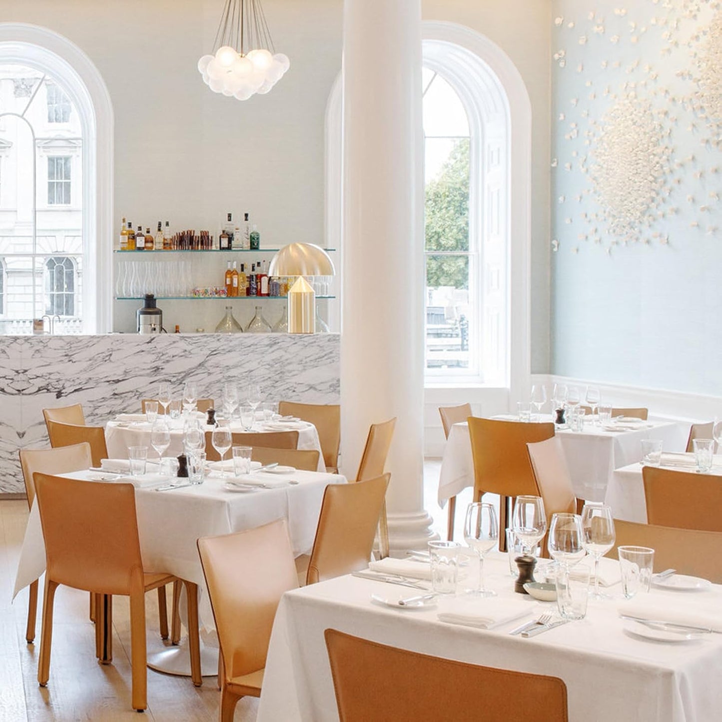 sancua 4 Pack White Tablecloth 60 x 84 Inch, Rectangle Table Cloth for 4ft Tables - Stain and Wrinkle Resistant Washable Polyester Table Cover for Dining Wedding Banquet Party Buffet Restaurant