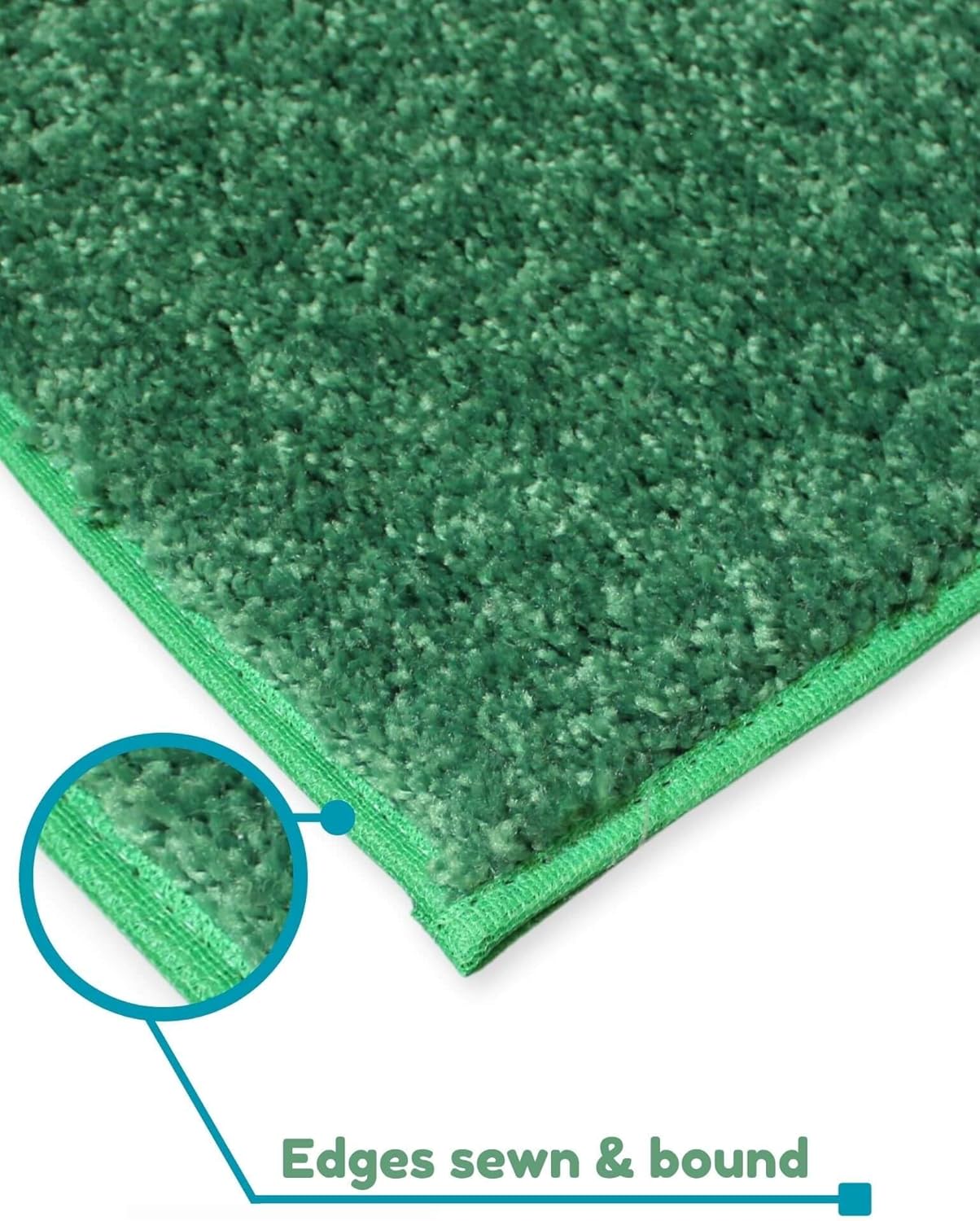 KOECKRITZ Soft and Colorful Kids Classroom Area Rugs (Passes Flammability Pill Test) Many Sizes and Bright Colors to Select from (10' Round, Froggy)