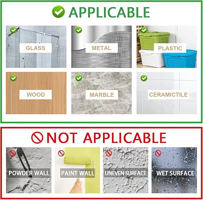 PMMASTO Adhesive Acrylic Spice Rack Organizer for Wall with Nano Double Sided Tape, Spice Shelf Organization for Kitchen Cabinet Door/Pantry Door, Wall Mount Seasoning Rack (White - 4 Pack)