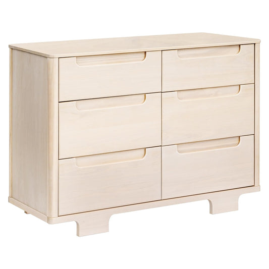 babyletto Yuzu 6-Drawer Dresser in Washed Natural, Greenguard Gold Certified