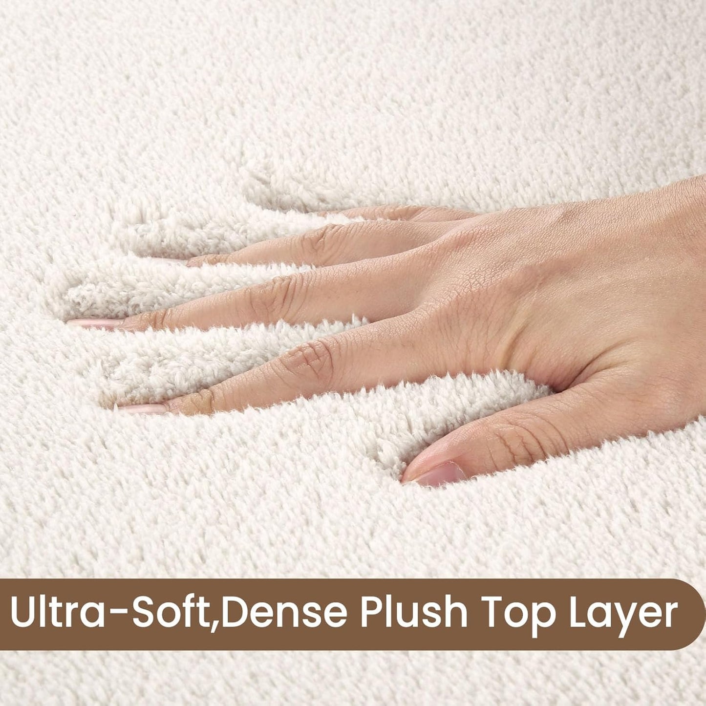 Sour Lemon 8x10 Area Rugs for Living Room, Soft Large Area Rug Fluffy Rugs for Bedroom，Machine Washable Area Rug Non Slip Carpet Rug for Living Room Playroom Kids Room Home Decor