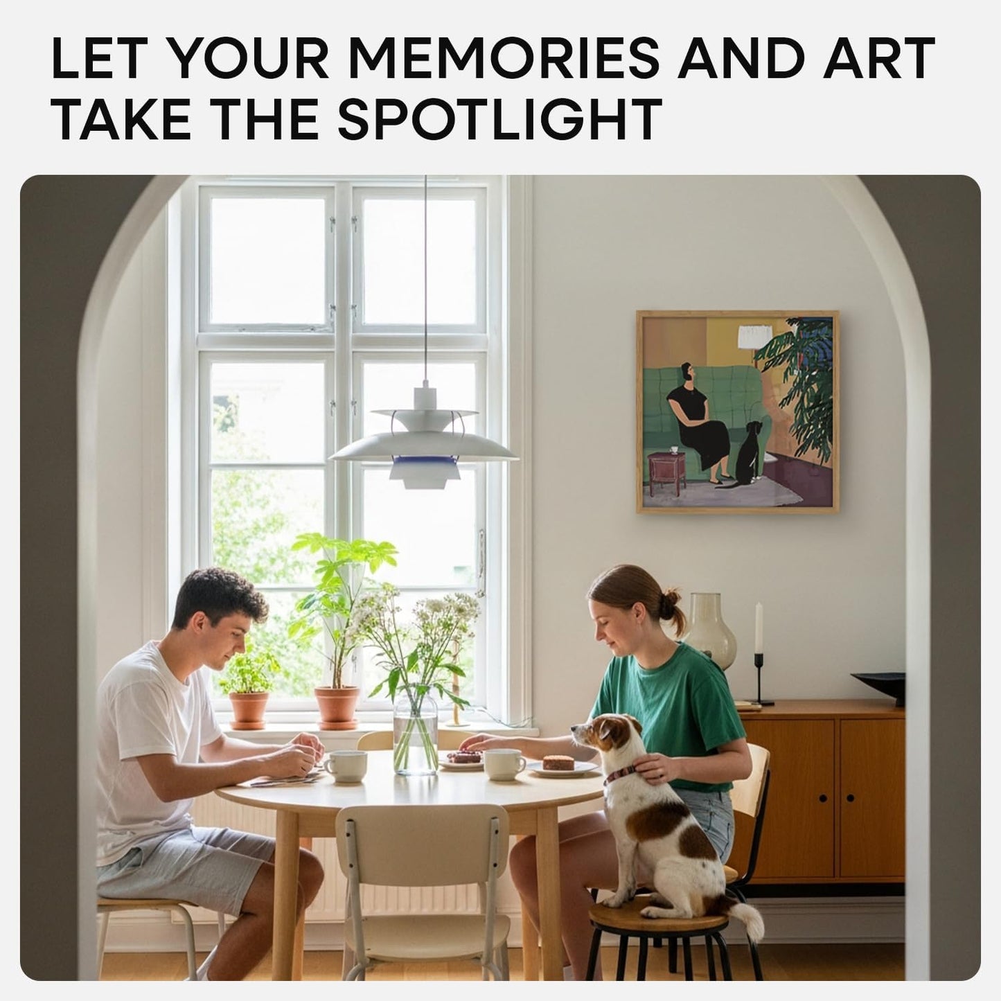 Homeforia 16x16 Picture Wood Frame, High End Natural Oak 16 x 16 Square Light Wooden Frames with Mat 12 by 12 inch Photo, 16by16 Poster Frames Matted to 12x12 Print, Tempered Glass, Wall Kit, Set of 1