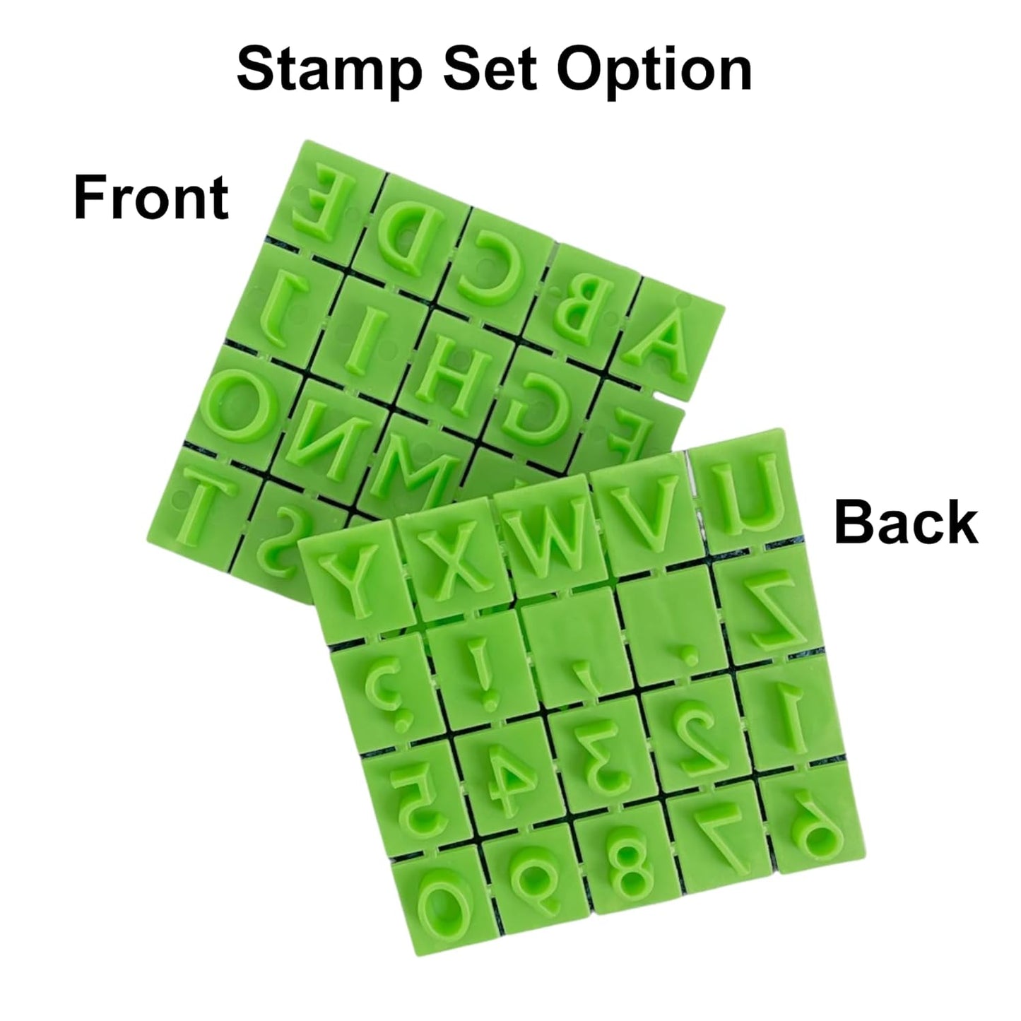 Large DIY Stepping Stone Kit, Handprint Stepping Stone, Mother's Day Gift, Footprint Stepping Stone (12 Inch + Stamp Set)