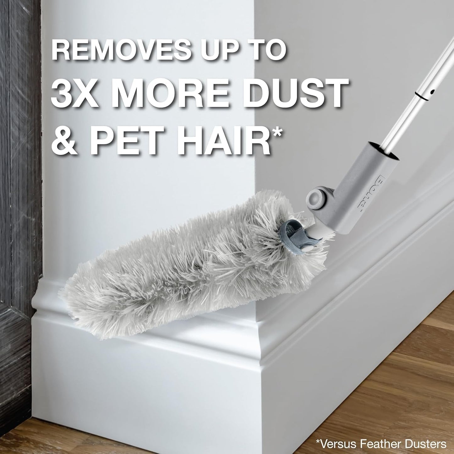 Bona Reusable Duster Refills - 2 Pack - High Performance Dusting System - Microfiber Dusters Remove Dust and Pet Hair for Whole-Home Cleaning