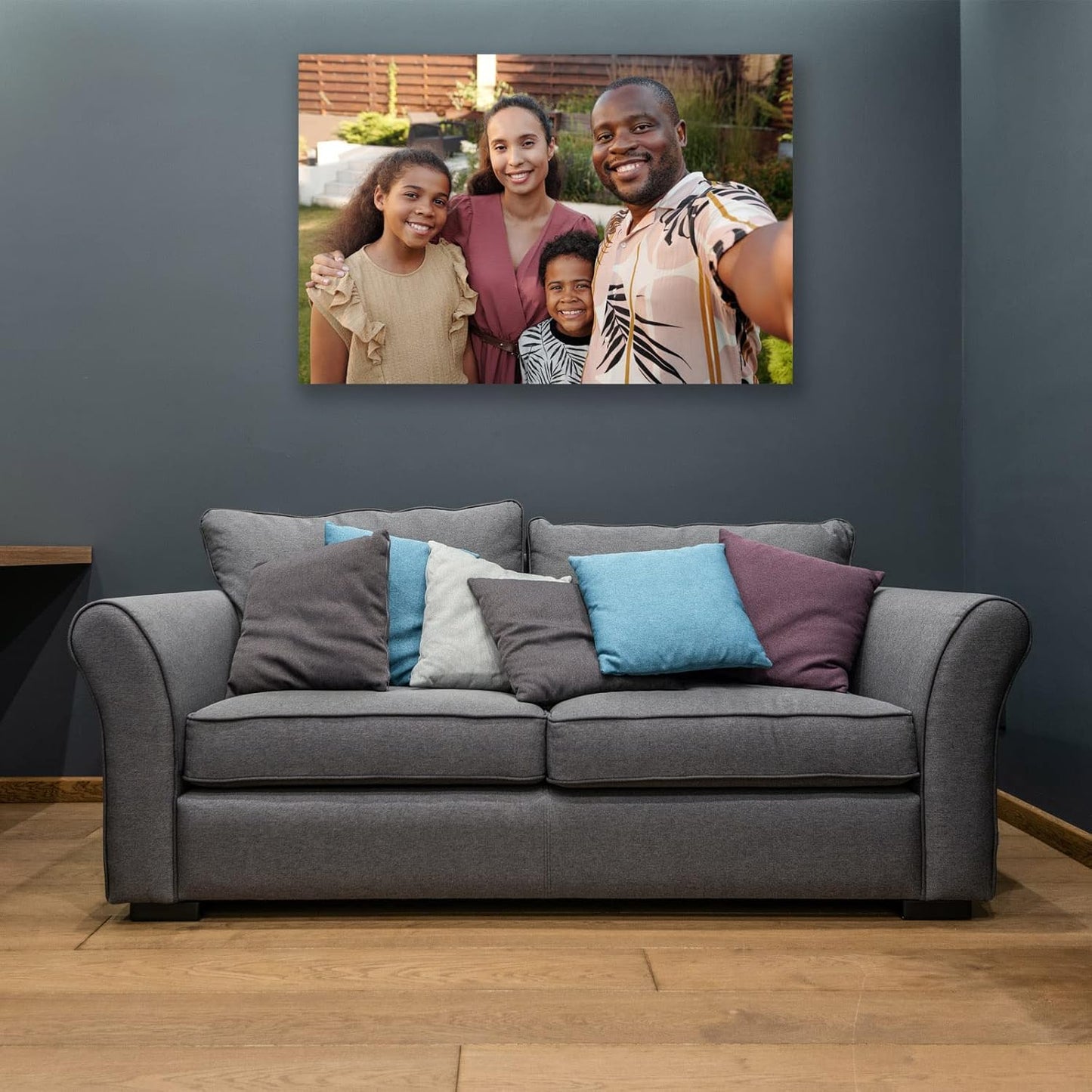 Custom Canvas Prints with Your Photos Custom Wall Art Personalized Canvas Pictures for Pet/Family Gifts for Mom/Men/Women (8'' W x 12'' H)