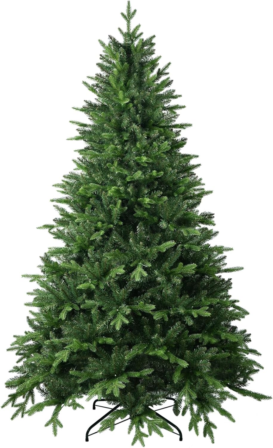4FT Artificial Christmas Tree with 668 PE&PVC Mixed Branch Tips, Unlit Hinged Premium Spruce Fake Xmas Trees, Green, Foldable Base