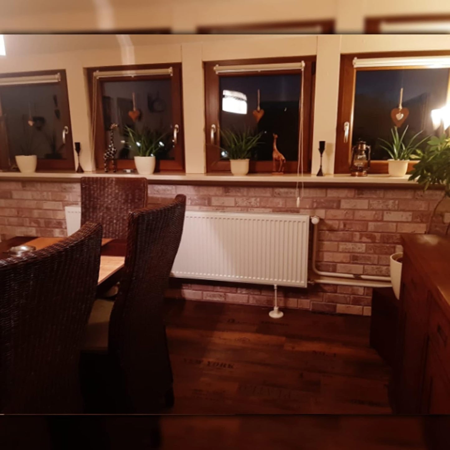 Dundee Deco 3D Wall Panels Faux Brick - Cladding Red Brown Grey Stone Look Wall Paneling, Styrofoam, Sample, Size 10 x 10 in.