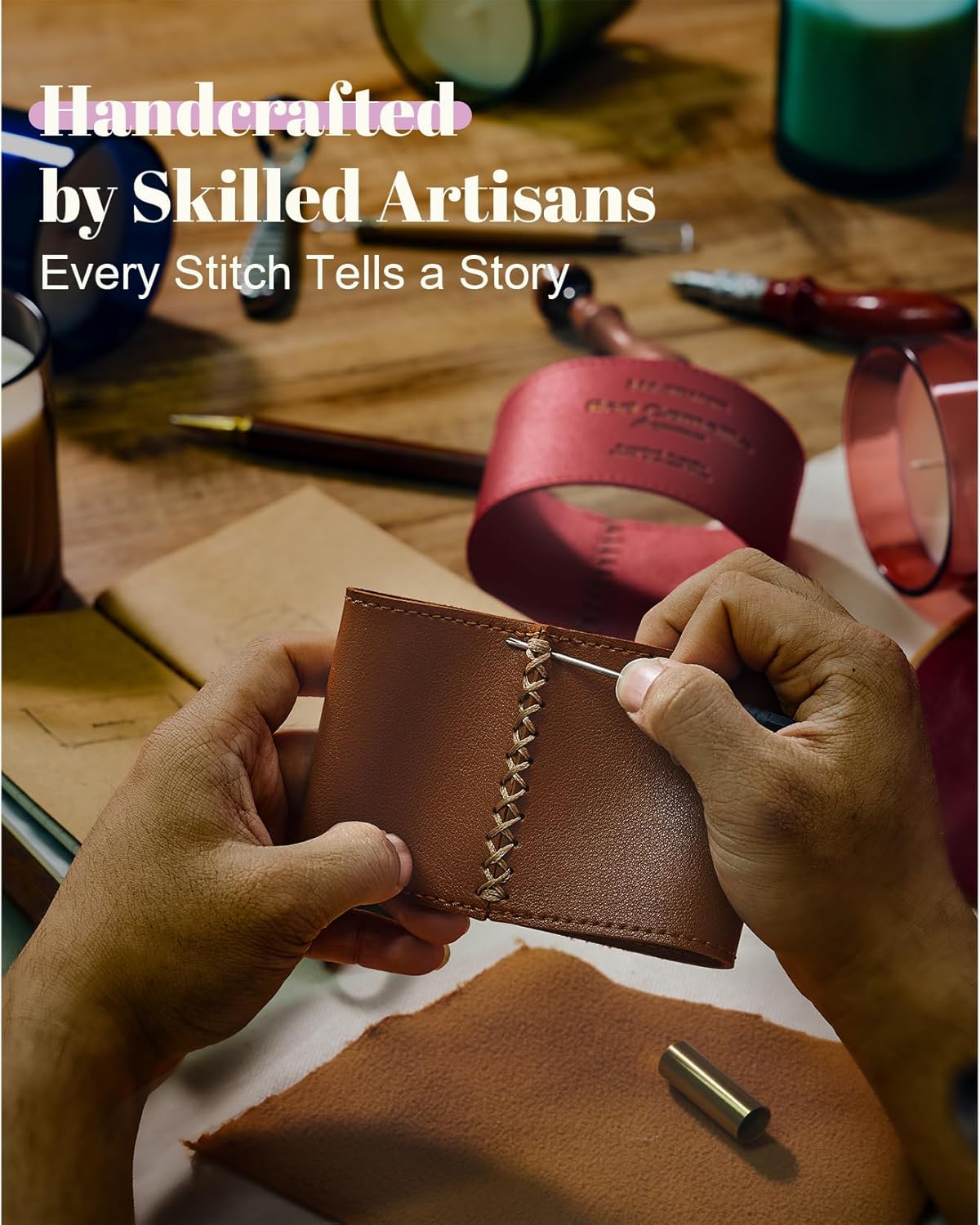 M&SENSE Lavender Rosemary Scented Candles, Vegan Soy Candles, Heavy Scented, 10oz 42-Hour Slow Burning Time, Toxic Free Winter Bathtub Aromatherapy Relaxing Spa, Fancy Gift for Home Decor