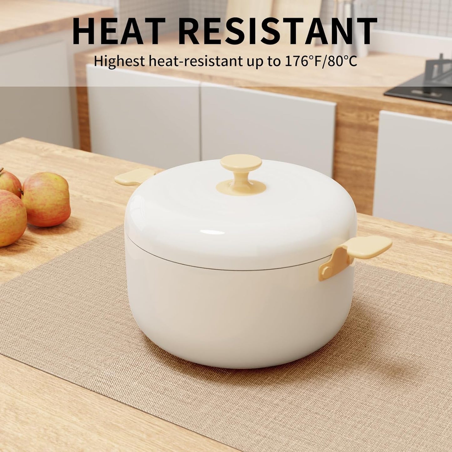 Cloth Placemats, Set of 6 Heat-Resistant Cotton Linen Blend Double Layered Machine Washable Place Mats, Wrinkle Free Thick Fabric Dining Table Mats for Indoors & Outdoors (Light Linen, 6)