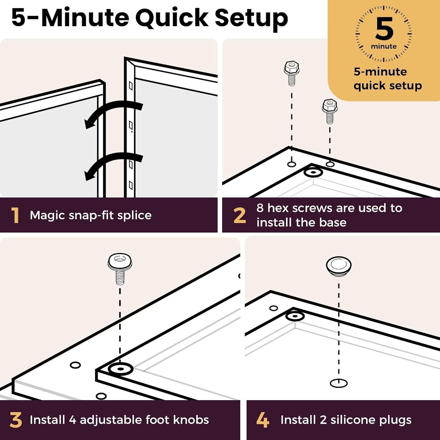 Large Metal Outdoor Planter Box 20Wx20Dx21.5H, Galvanized Steel Cube Planters for Outdoor Plants, Easy Assembly - 5mins Quick Install, Large Square Flower Pot for Patio, Deck, Garden, Yard, Black