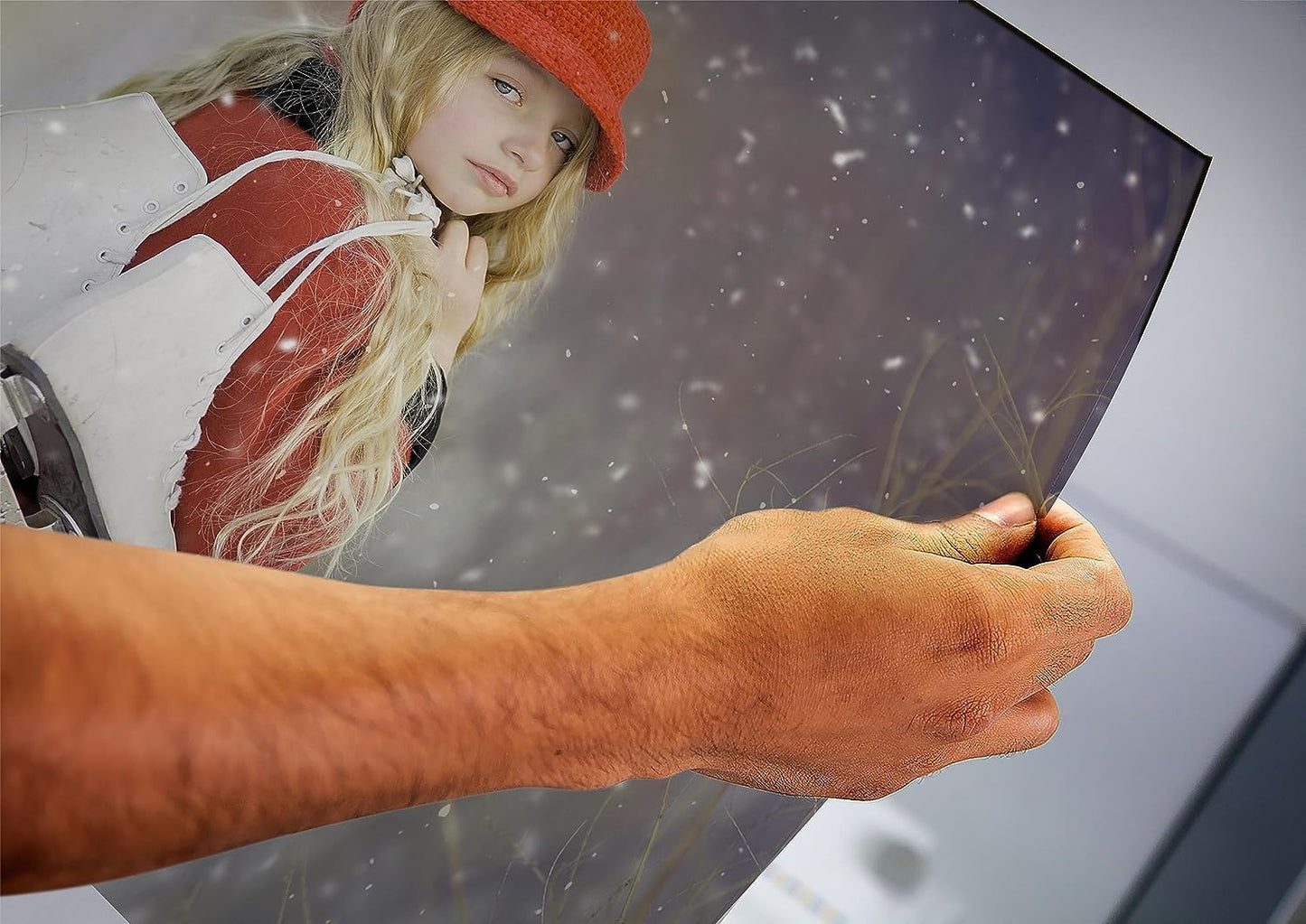 Personalized Custom Canvas Prints: Photo On Canvas (Dark Brown, 24x36) Transform Your Photos into Stunning Framed Wall Art Digitally Printed Photo To Canvas Ideal for Home Decor, Gifts Keepsakes.