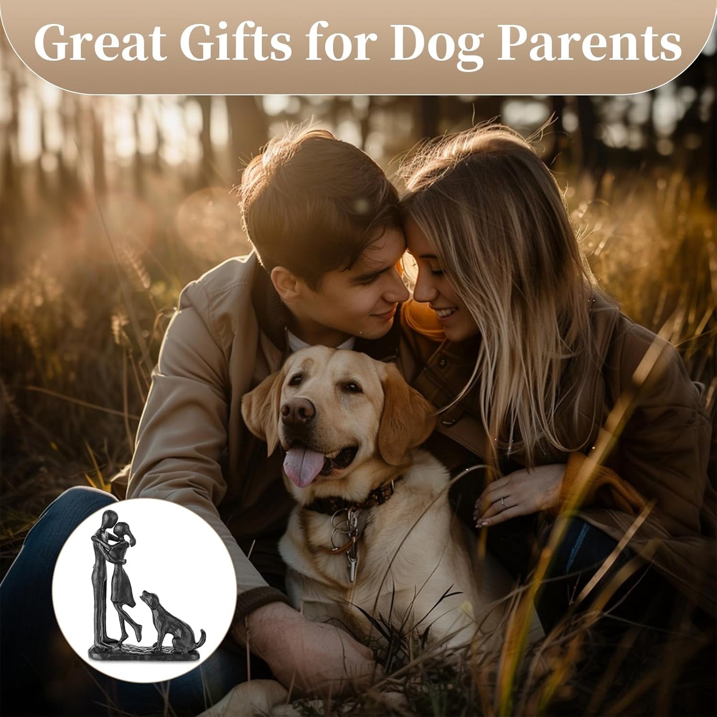 Sziqiqi Anniversary Iron Gifts for Her - Couple Love Sculpture Anniversary Iron Gift for Couple Girlfriend Wife Him Black Statue Metal Figurines for Home Decor Wedding Christmas Birthday Gifts