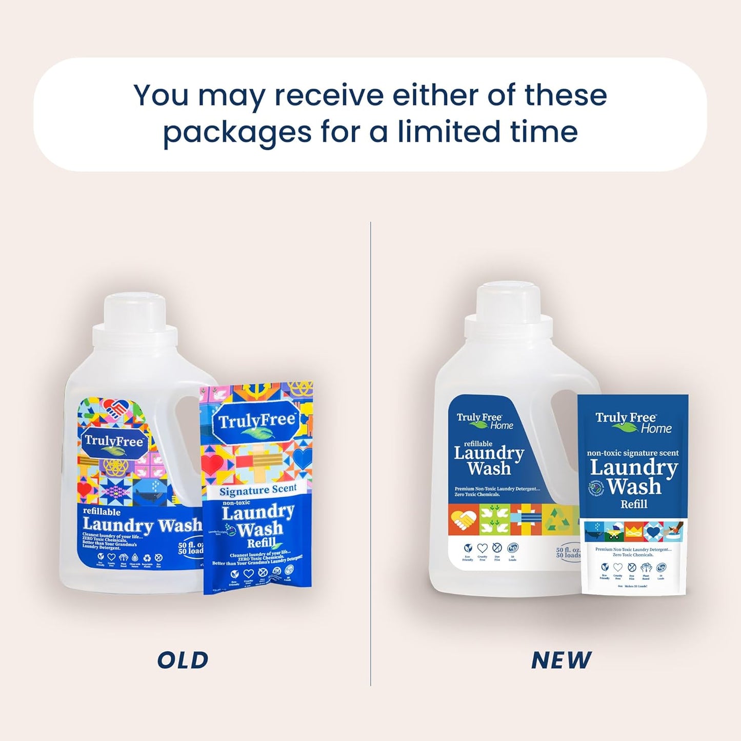 Laundry Detergent for Sensitive Skin | Gentle & Safe for Baby Clothes | Plant-Based | 5 Pack Refill Powder| Easy to Dissolve to Create a Liquid| Signature Scent (250 Loads)