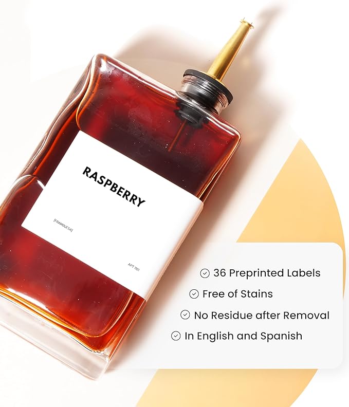 Olive Oil Dispenser for Kitchen, Cooking Oil and Vinegar Dispenser Set, Olive Oil Bottle, Soy sauce dispenser, coffee syrup bottles - 2 pcs, Silver