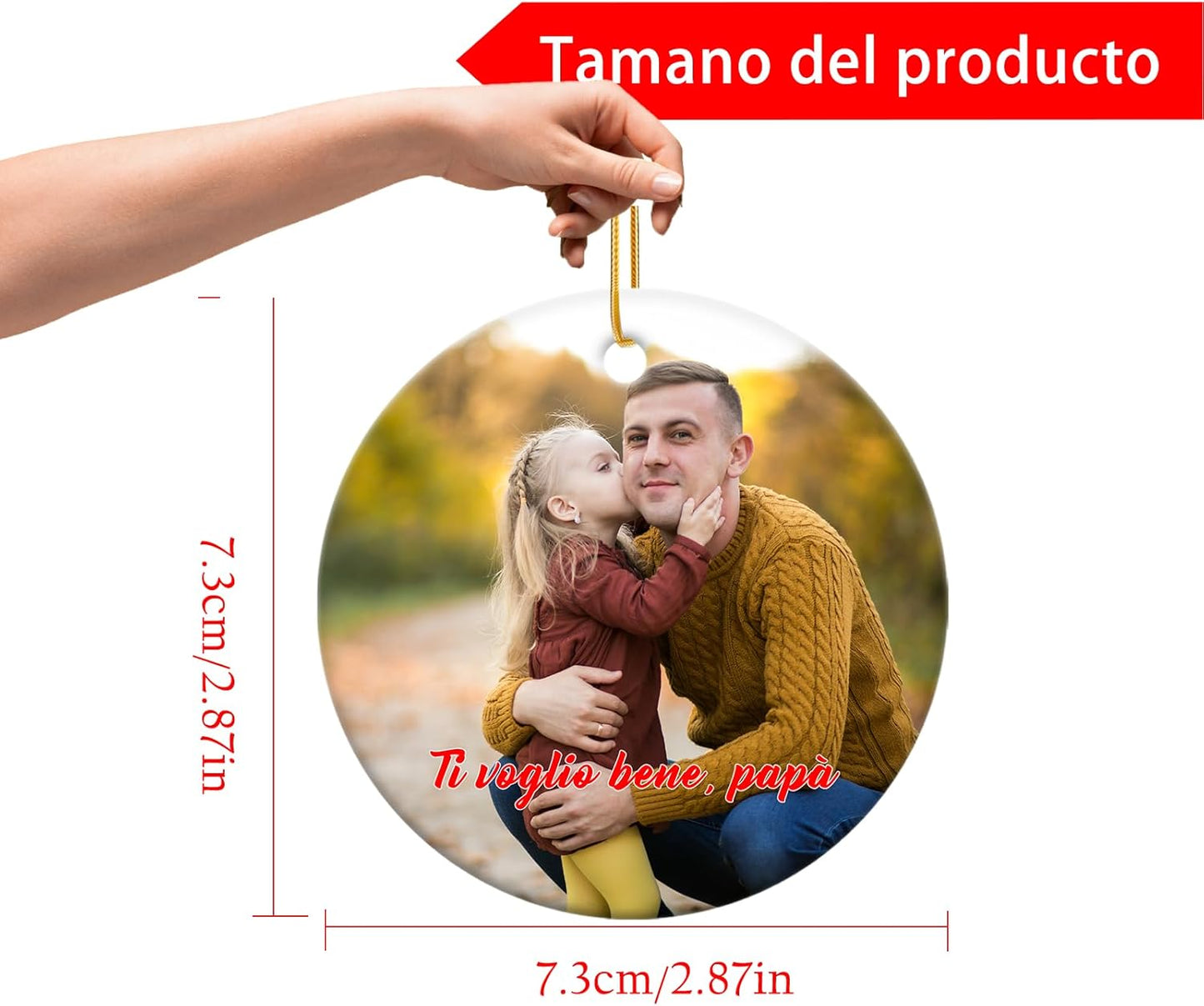 Custom Crystal Christmas Ornament with Photo, 2025 Personalized Keepsake Engraved Wedding Gift for Couples & First Christmas Memory