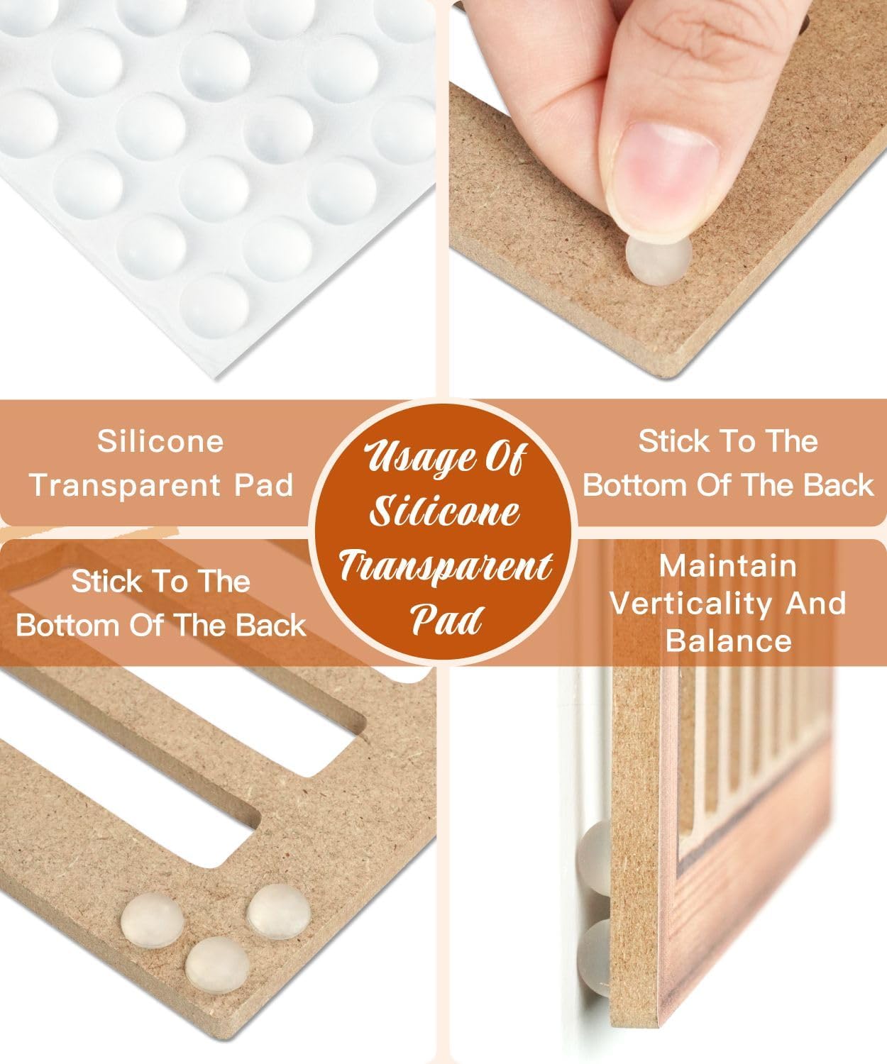 Putuo Decor Boho Abstract Wall Art, Set of 3, Modern Geometric Botanical Wooden Wall Decor, Mid-Century Minimalist Framed Artwork, Neutral Toned Aesthetic Prints, for Living Room, Bedroom, Office