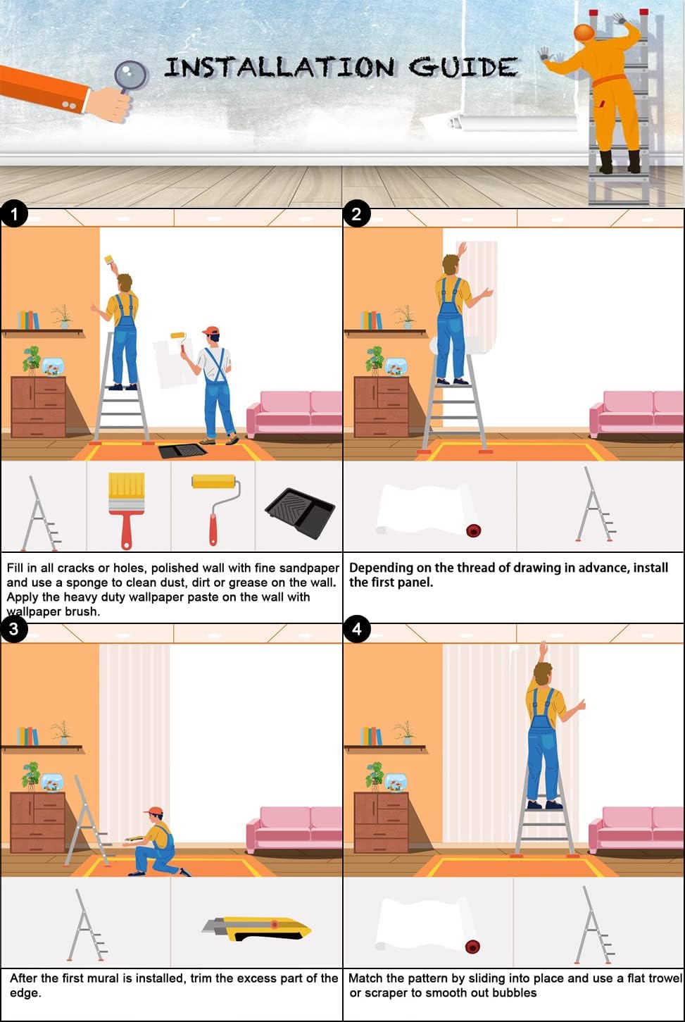 Galaxy Wallpaper Outer Space Nebula Universe Starry Sky Stars Wall Mural for Kids Boys Bedroom Living Room