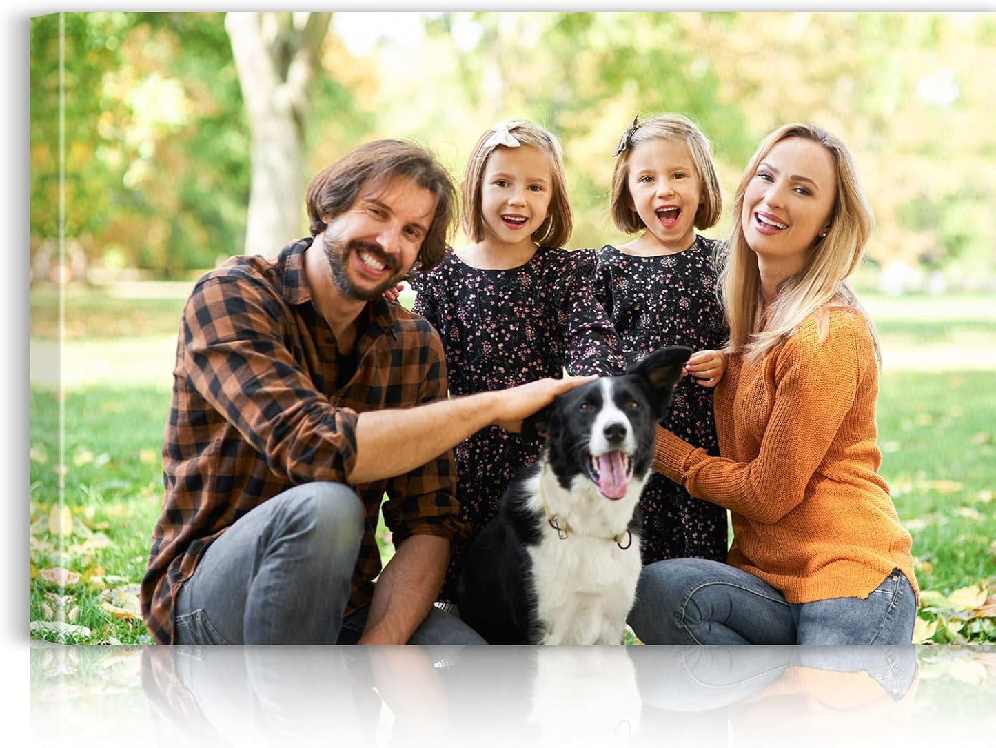 Custom Canvas Prints with Your Photos - Personalized Pictures Print, Customized Photo Gifts, Wall Art Poster Canvas Printing for Wedding, Family, Baby, Pets, Home Office Decor, Wrapped Frame 30x20