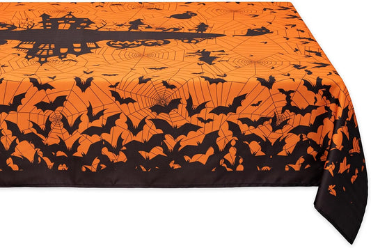 YiHomer Halloween Silhouettes Tabletop for Halloween Decorations, Dinner Parties and Scary Movie Nights, Horror Night, Tablecloth, 60 x 102 Rectangle