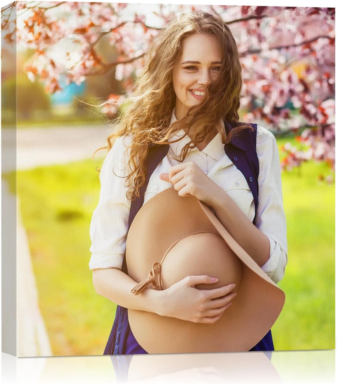 AbcCustomize Canvas Prints with Your Photos, Custom Canvas for Living Room and Bedroom Decor, Personalized gifts for Friends Lover and Family, Canvas Wall Art for Gifts & Keepsakes, Ready to Hang