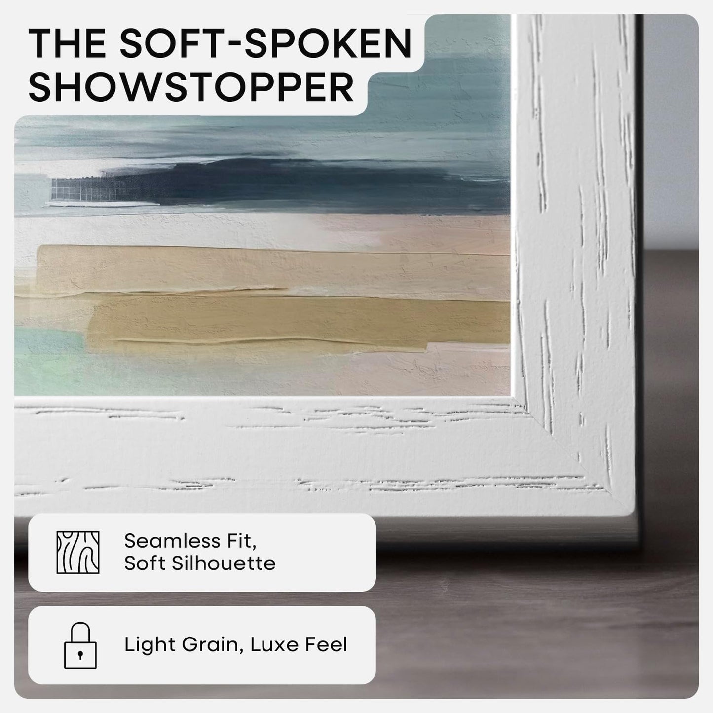 Homeforia 20x28 Picture Frame White, High End Oak 20 x 28 White Wood Poster Frames with Mat 14 by 22 Photo, 20x28 Wooden Frame Matted to 14x22, 28x20 Hanging Frames, Tempered Glass, Wall Kit, Set of 1