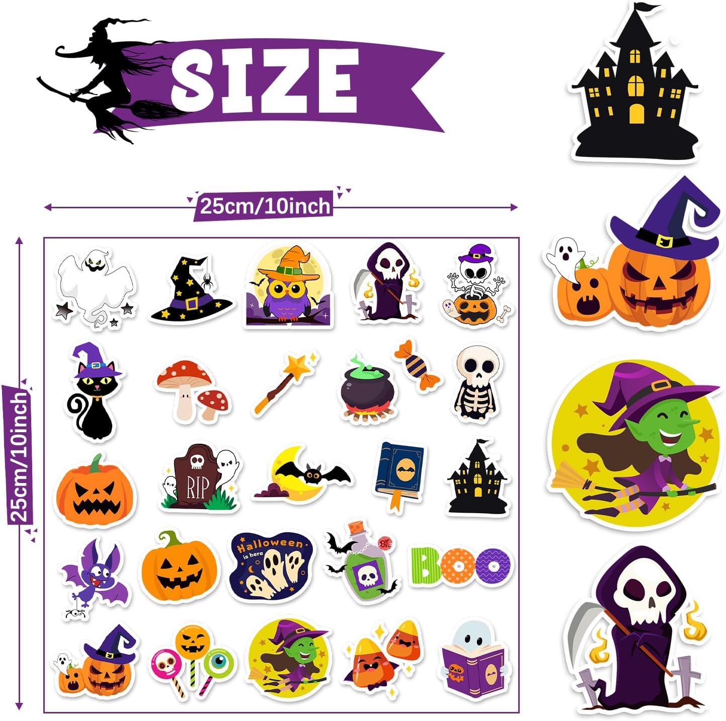 Window Clings Stickers for Kids Window Gel Clings Decals Thick Gel Clings Toddlers and Adults Classroom Home Nursery Airplane Birthday Party Supplies