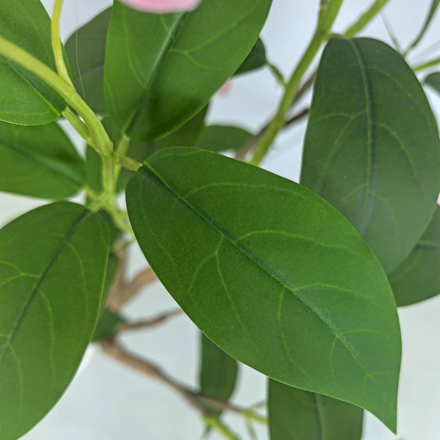 Artificial Jasmine Tree 6ft Black Flower Pot Fake Plants, Lifelike Artificial Trees with Natural - Looking Blooms, Perfect for Any Space