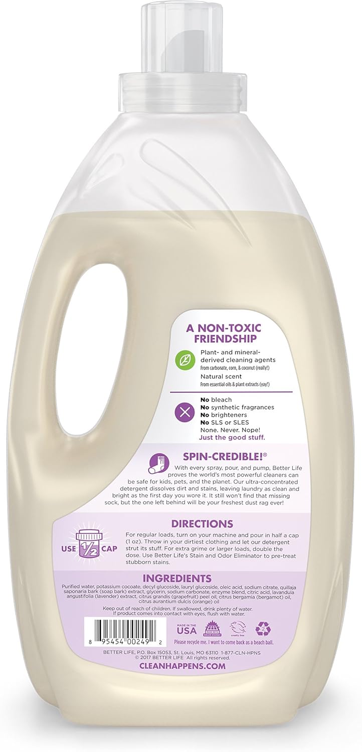 Better Life Natural Concentrated Laundry DetergeJuniper Grapefruit, 64 loads