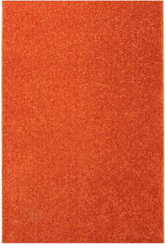 KOECKRITZ Soft and Colorful Kids Classroom Area Rugs (Passes Flammability Pill Test) Many Sizes and Bright Colors to Select from (9' x 9', Tangerine)