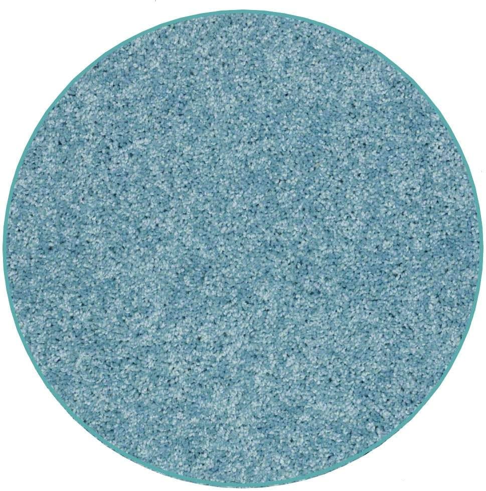 KOECKRITZ Soft and Colorful Kids Classroom Area Rugs (Passes Flammability Pill Test) Many Sizes and Bright Colors to Select from (7' Round, Surf)