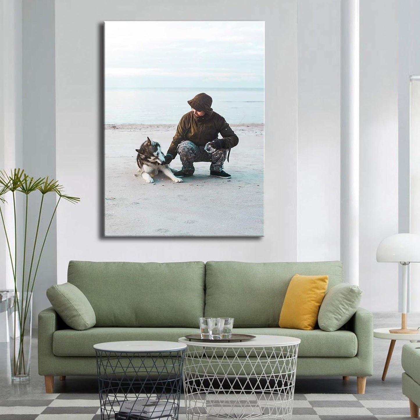 Laoife Custom Canvas Prints with Your Photos 28"x40", Canvas Photo Prints Custom, Personalized Canvas Wall Art for Office Home Bedroom Living Room Wall Decor, Gift for Father's Day Birthday Wedding