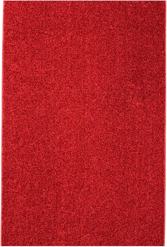 KOECKRITZ Soft and Colorful Kids Classroom Area Rugs (Passes Flammability Pill Test) Many Sizes and Bright Colors to Select from (7' x 9', Fire Engine)
