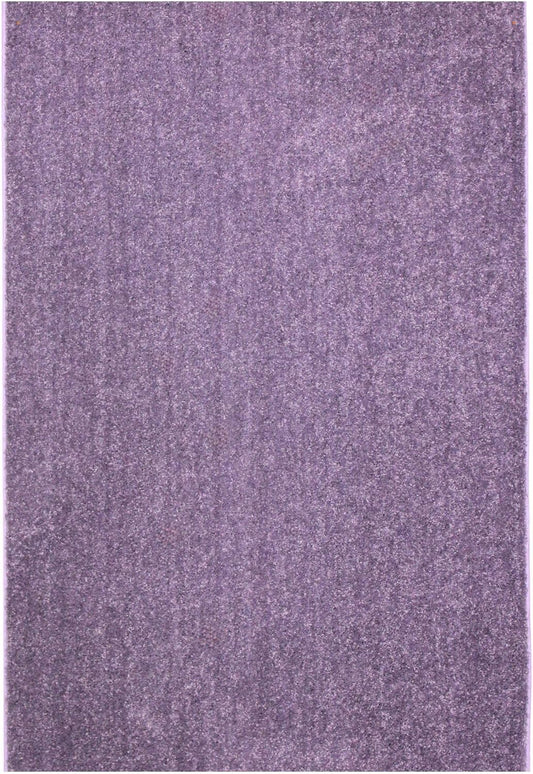 KOECKRITZ Soft and Colorful Kids Classroom Area Rugs (Passes Flammability Pill Test) Many Sizes and Bright Colors to Select from (6' x 6', Lavender)