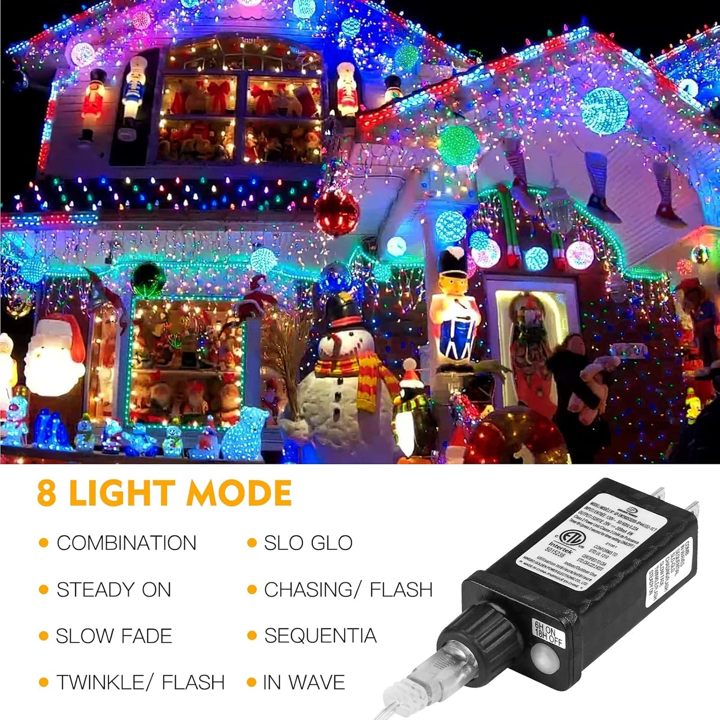 AGIRL 400 LED Icicle Lights Outdoor 32.8Ft 75 Drops Icicle Christmas Halloween Lights 8 Modes Waterproof Fairy String Lights for Indoor Bedroom Garden Wedding Porch Decoration