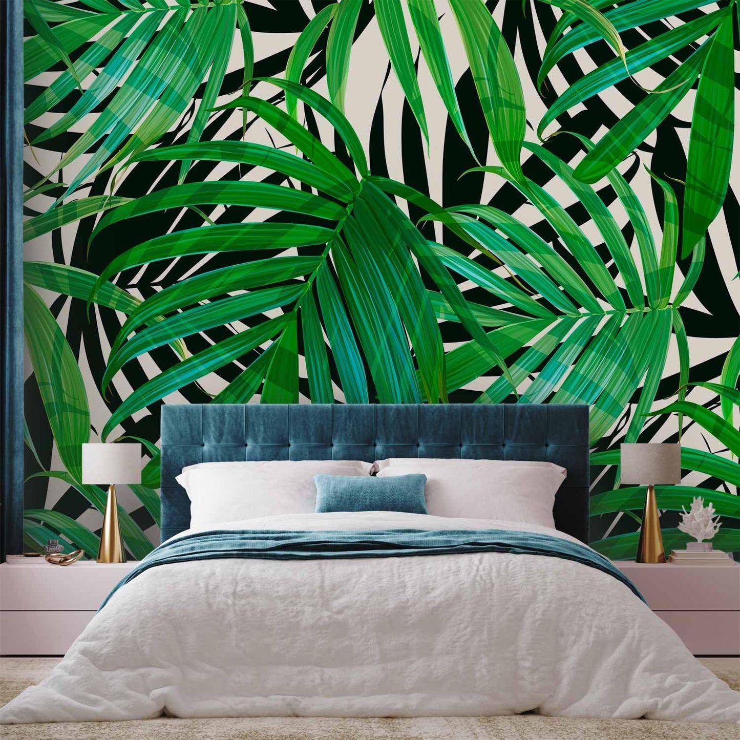 artgeist Wall Mural Tropical 118"x83" XXL Peel and Stick Self-Adhesive Wallpaper Removable Large Sticker Foil Wall Decor Print Picture Image Design