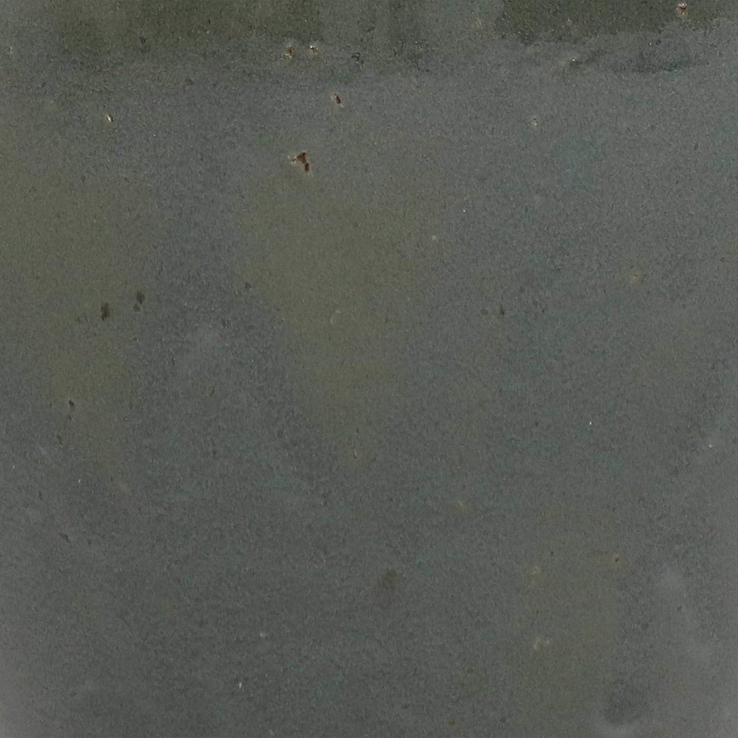 Sunnydaze Chalet Large Ceramic Plant Pot - Round Outdoor Glazed Ceramic Planter Pot with Drainage - Gray - 14.5"