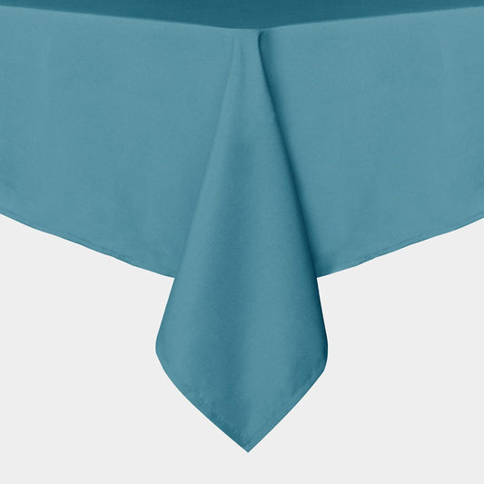 sancua Rectangle Tablecloth - 60 x 120 Inch - Stain and Wrinkle Resistant Washable Polyester Table Cloth, Decorative Fabric Table Cover for Dining Tables, Buffet Parties and Camping, Teal