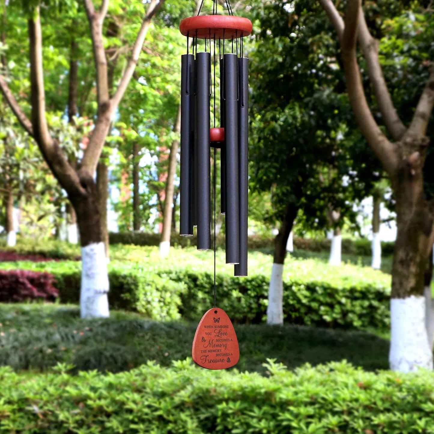 Memgift Wind Chimes for Outside Memorial Wind Chimes for Loss of Loved One Remembrance Sympathy Gifts for Loss of Loved One Outside Keepsake When Someone You Love