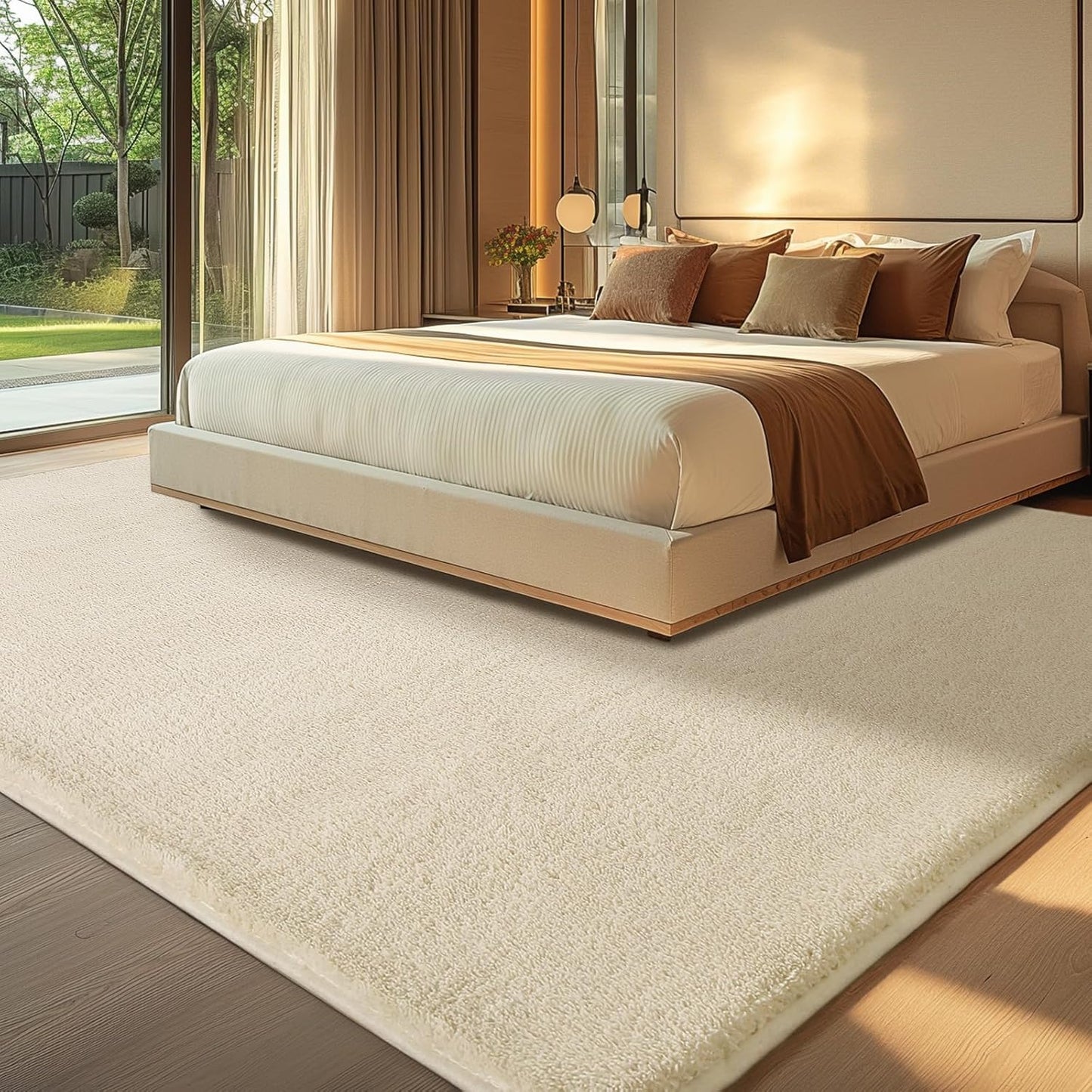 Sour Lemon 9x12 Area Rugs for Living Room, Soft Large Area Rug Fluffy Rugs for Bedroom，Machine Washable Area Rug Non Slip Carpet Rug for Living Room Playroom Kids Room Home Decor