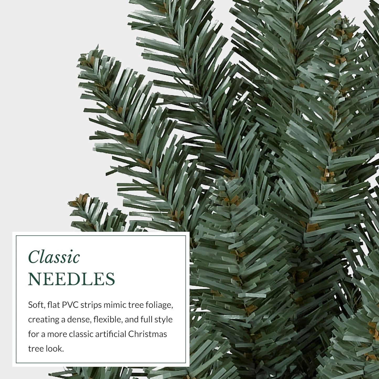 Balsam Hill 6.5ft Unlit Classic Blue Spruce - Artificial Christmas Tree with 2,144+ Tips, Premium Stand, Storage Bag & Easy Assembly for Indoor Holiday Decorating